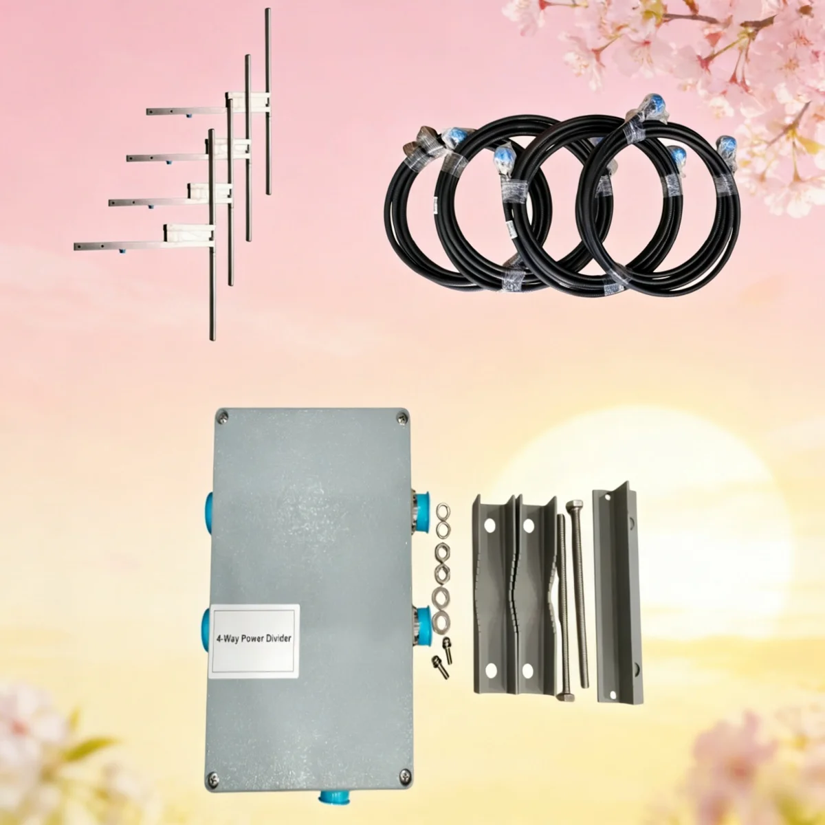 

4-Bay FM Dipole Antenna Box Type High Gain Antenna for FM Transmitter