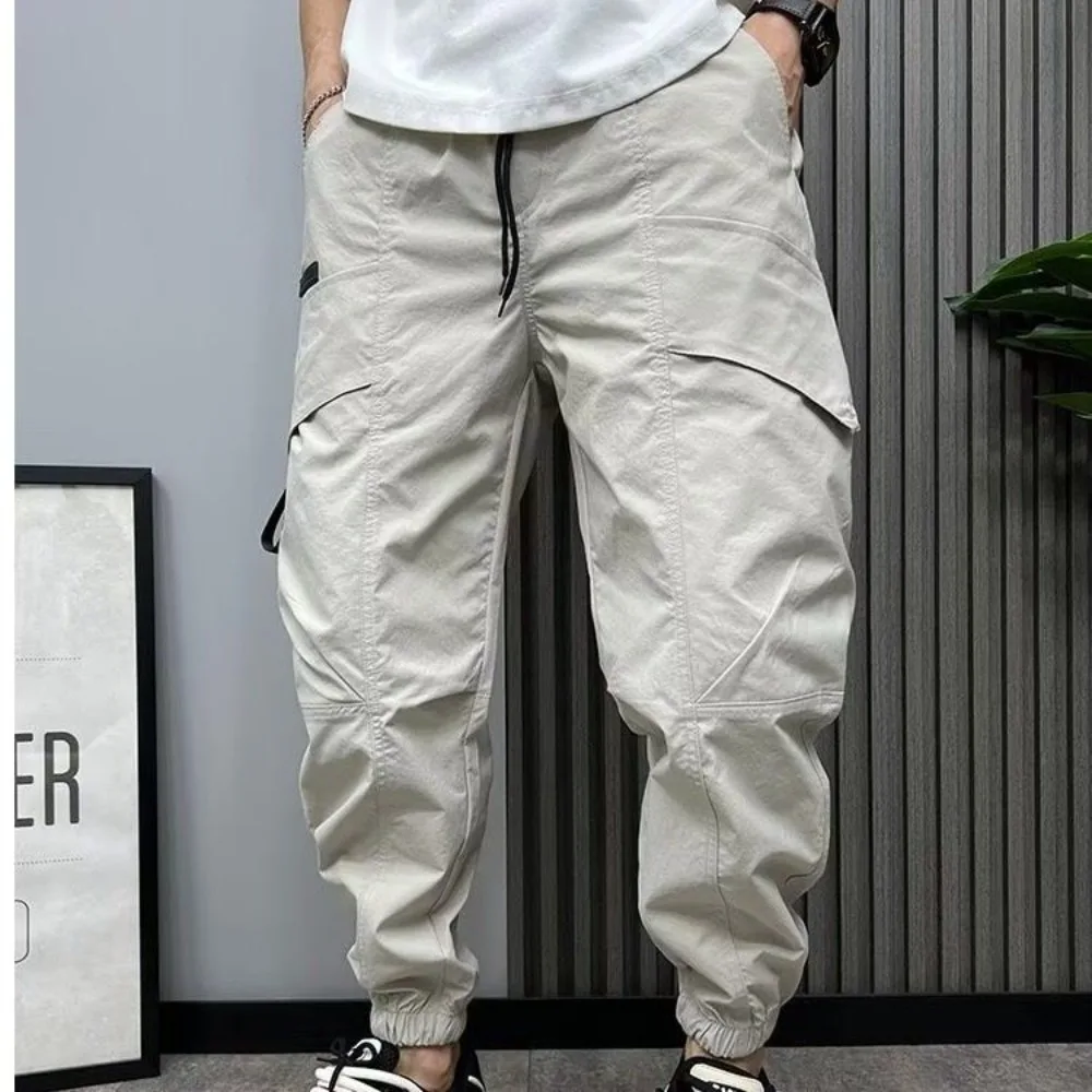 Ruffian Handsome Men Hiking Pants Big Pocket Invisible Open Crotch Outdoor Sex Overalls Men's Loose Casual Trousers High Street