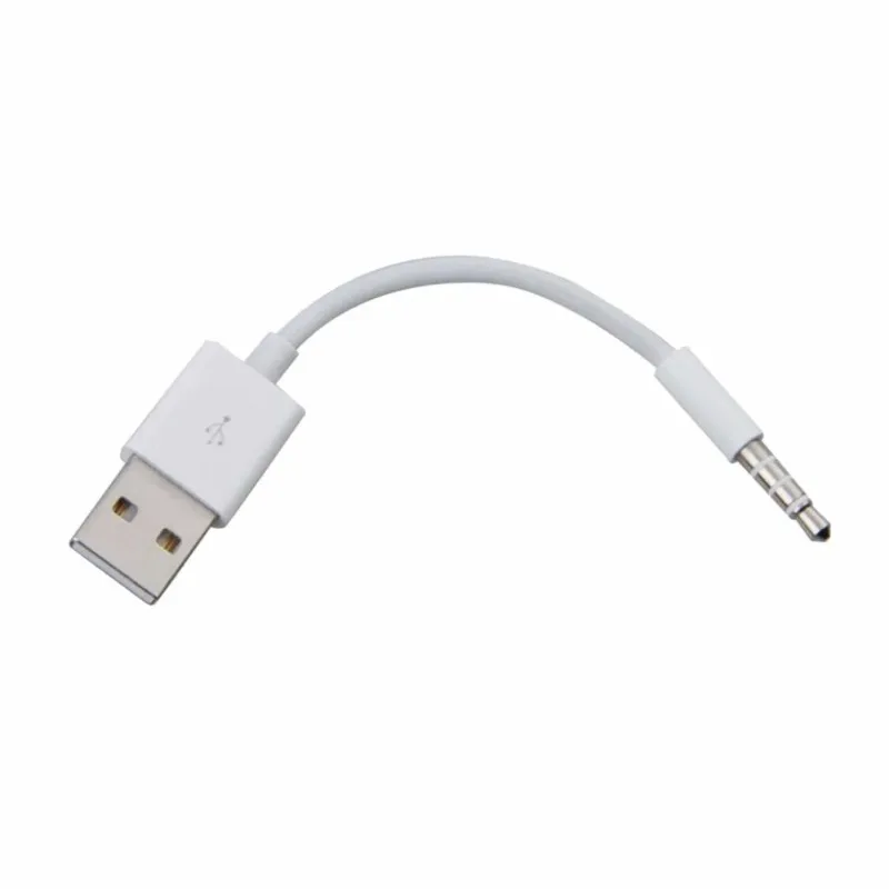 USB 2.0 Charger Interface Male to 3.5mm Jack Audio Male Adapter Cable + 3.5MM AUX Male to USB 2.0 Female Converter Cable