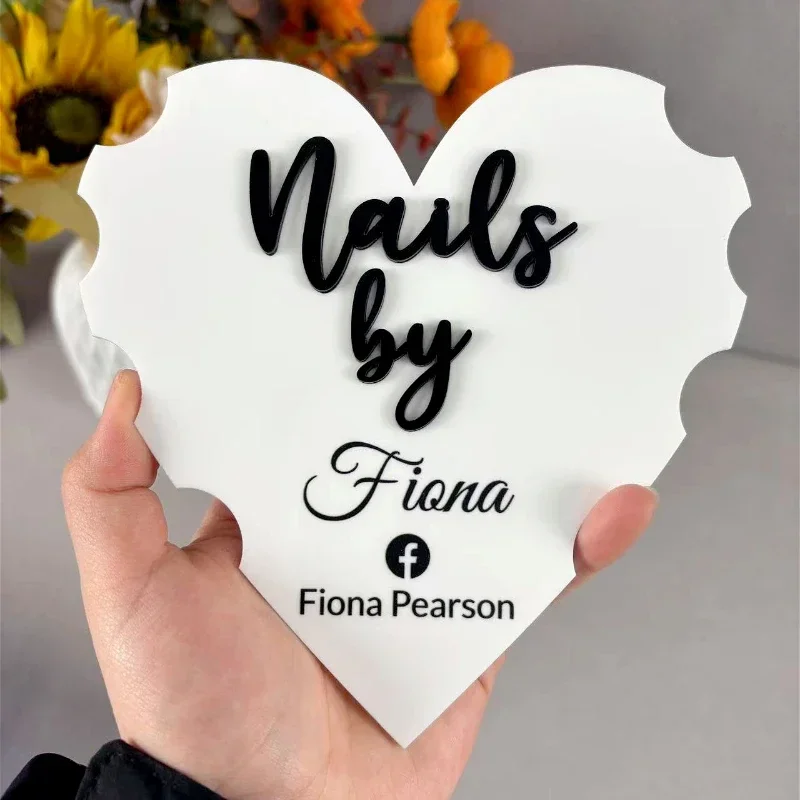 القلب فني الأظافر صالون تجميل الدعامة Nailfie الدعامة الأعمال علامة شعار الأعمال مسمار الفنان هدية وسائل التواصل الاجتماعي صورة الدعامة