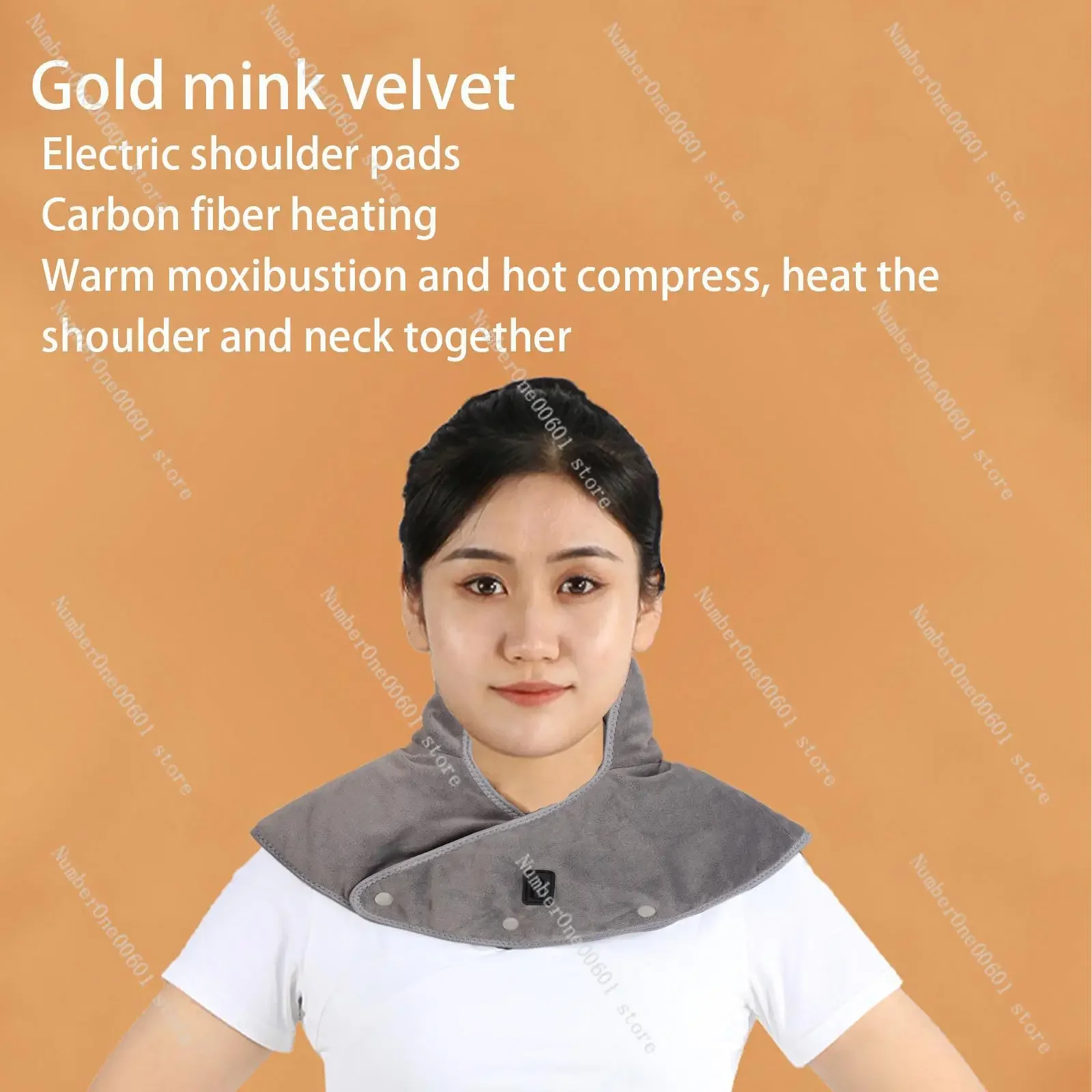 Heating Pad Heated Neck Shoulder Wrap For Cramps Pain Relief And Relieve Fatigue Electric Thermal Compress Neck Brace