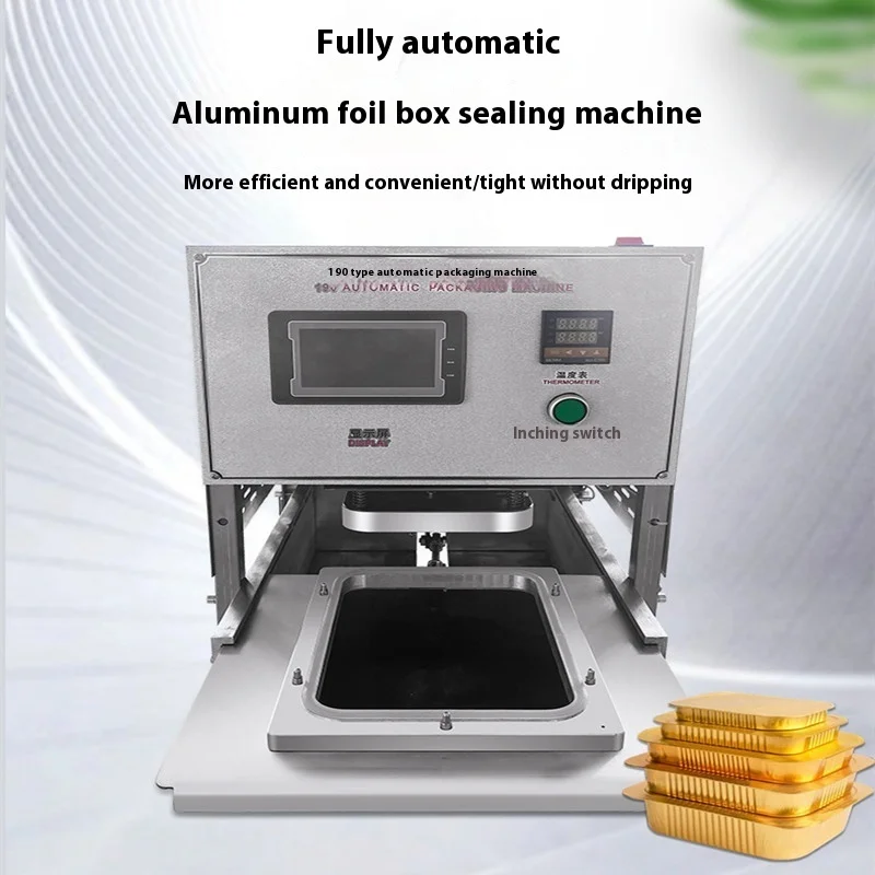 

Disposable Container Seag Automatic Fruit Takeaway Packaging Hine Aluminum Foil Heat Sealer Runwo