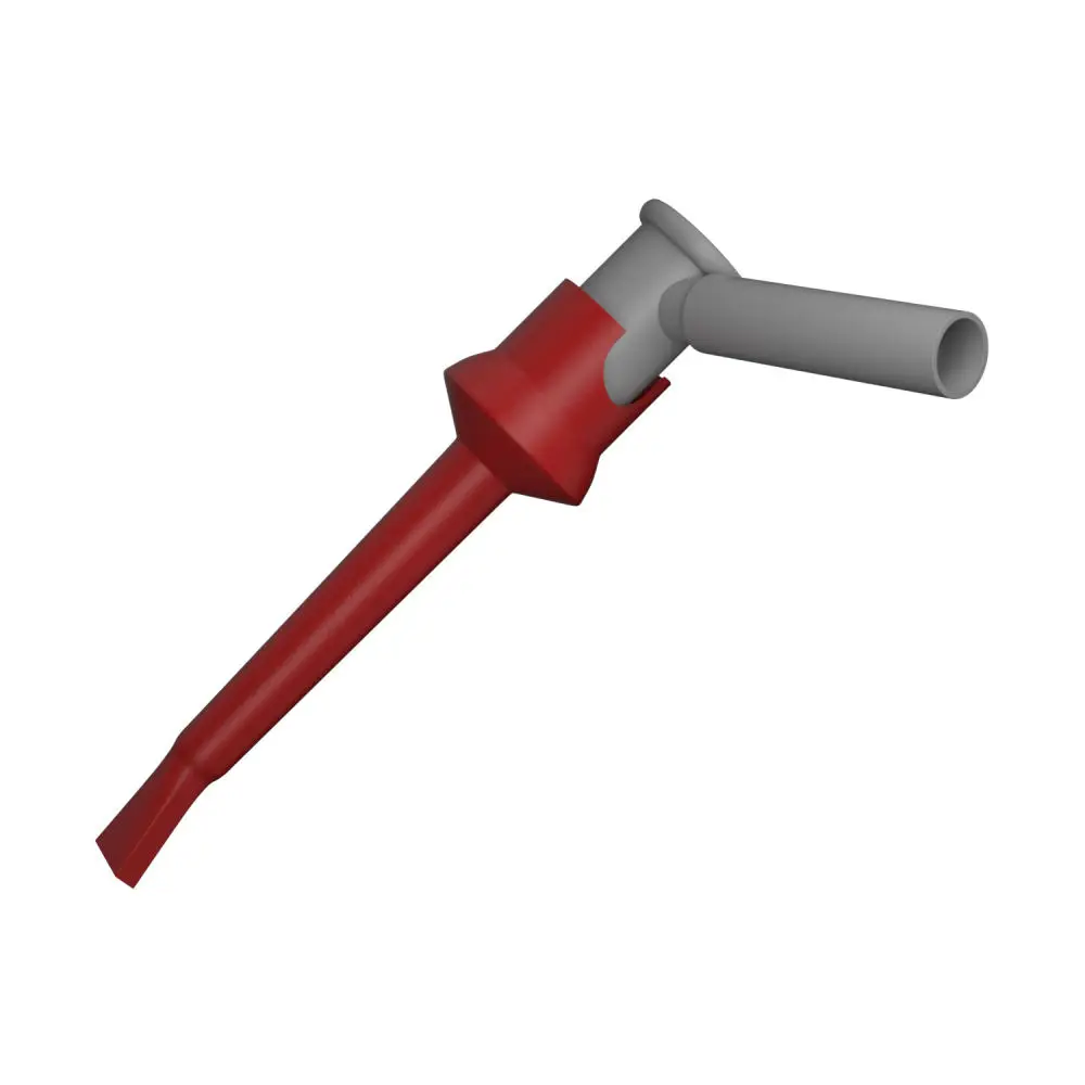 Durable Brass Test Hook 4mm Banana Socket Nylon Clip For JZDZ Professional Diagnostic Electrical Test Accessory