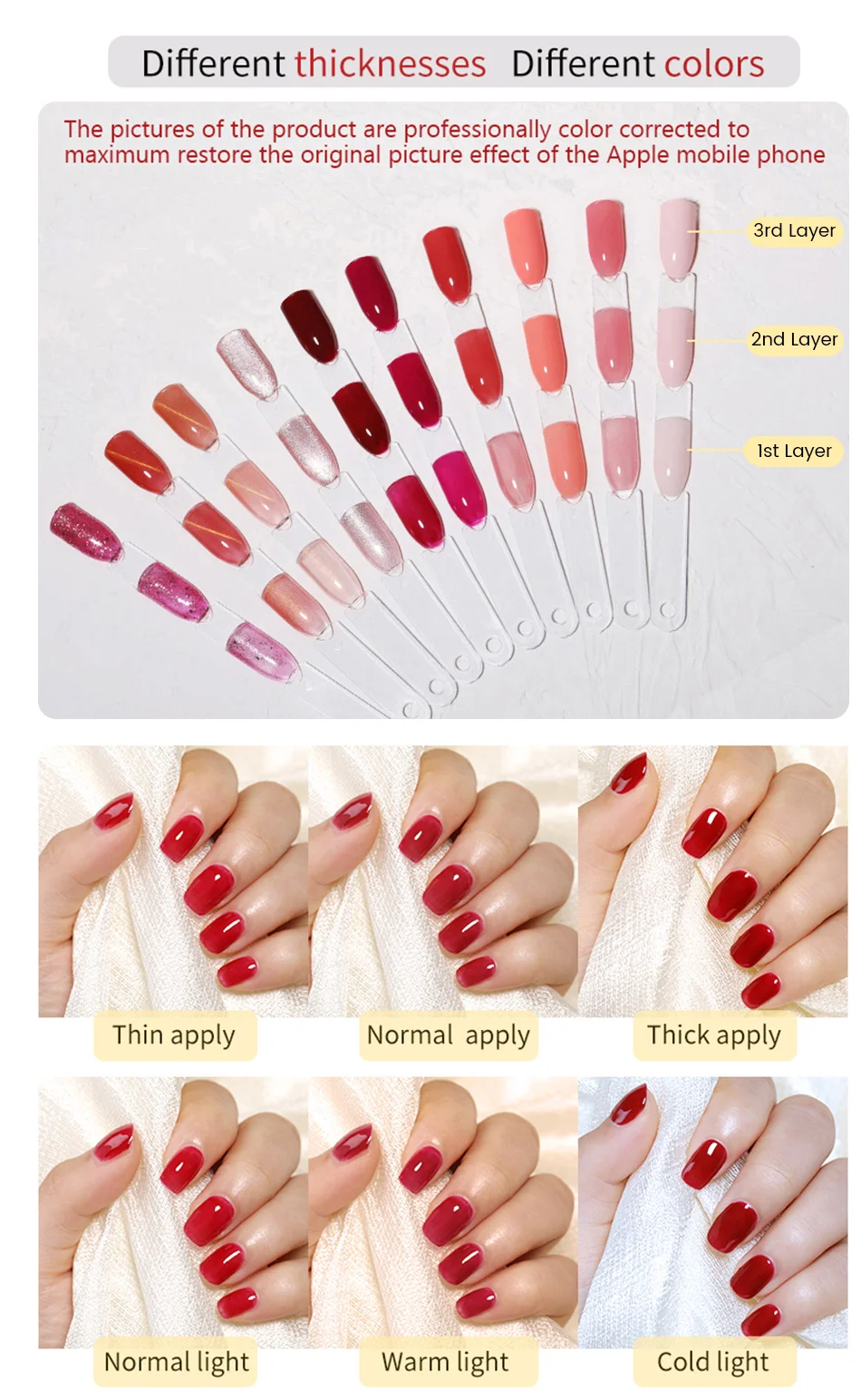 BORN PRETTY 1/2 Stück 8 ml 5D-Bildhauergel mit festem Spiegelpulver, DIY-Nagelprägegel zum Malen, Schnitzen von Nägeln – Detail 10