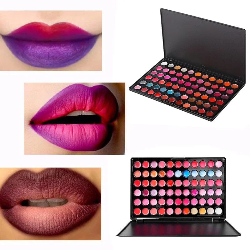 66 Color Lipsticks Palette Free shipping Make Up for women Beauty cosmetics Waterproof Long Lasting The Best Lip Gloss wholesale