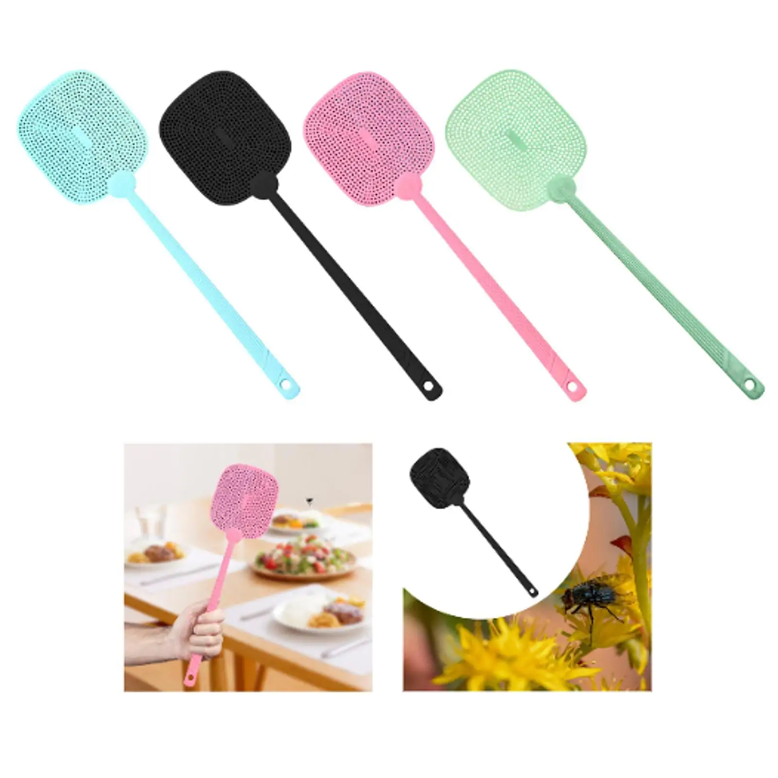 Fly Swatter Convenient Handheld Lightweight Tool for Household Patio Camping