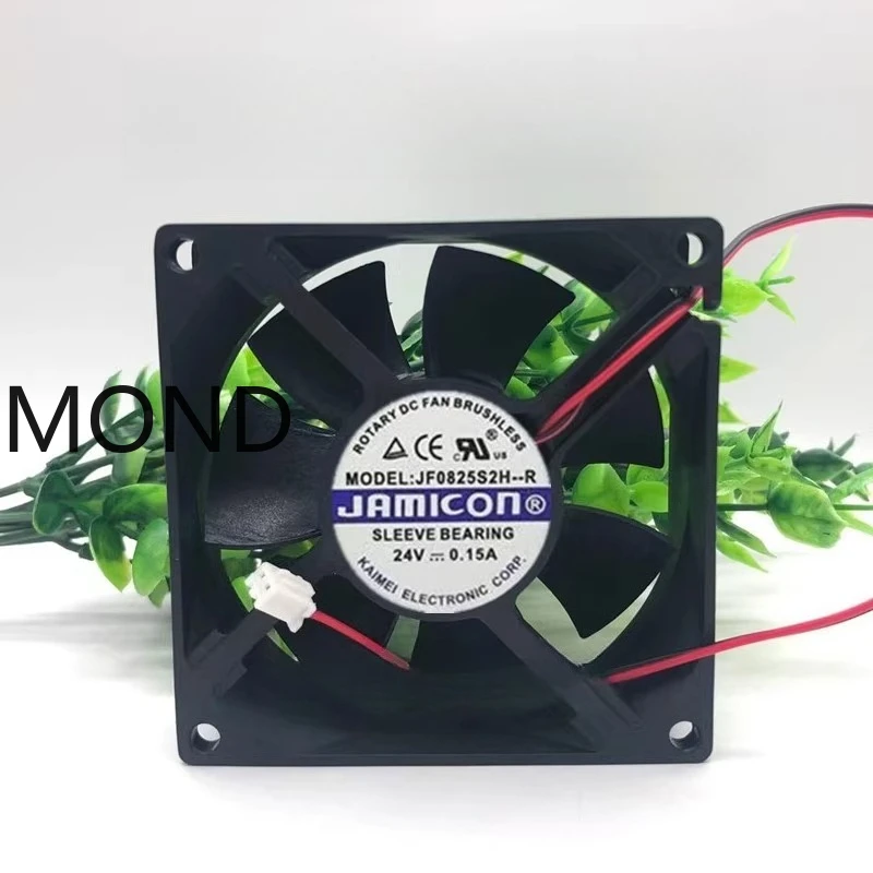 

JAMICON JF0825S2H-R JF0825S1UR-R Inverter Server Cooling Fan 8025 8CM DC24V Chassis Power Supply Cooler New Original