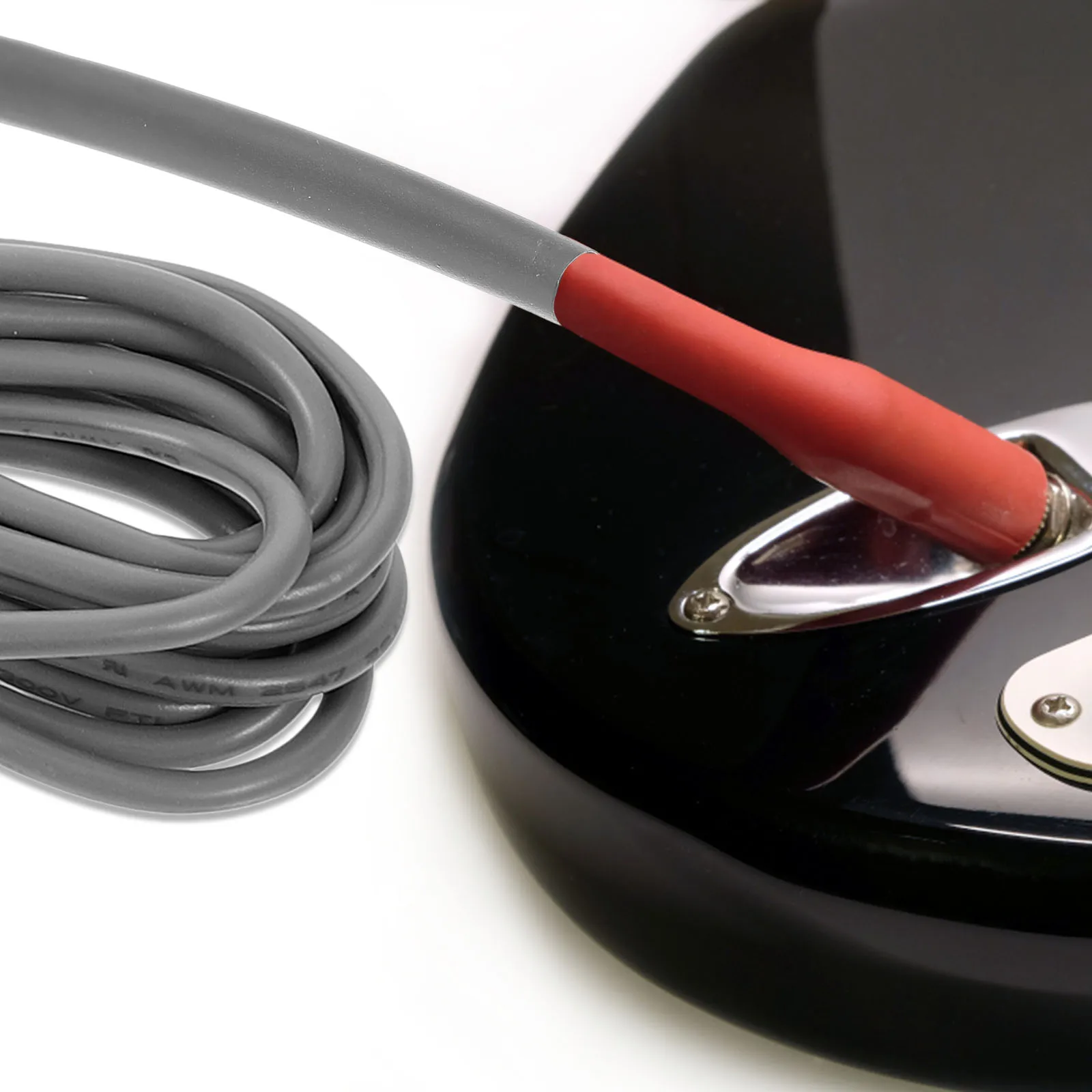 

Guitar Pickup Accessories 3M Gray Three core Cable Replacement Wire Vintage style Guitar Wire Repair Kit Musical Instruments