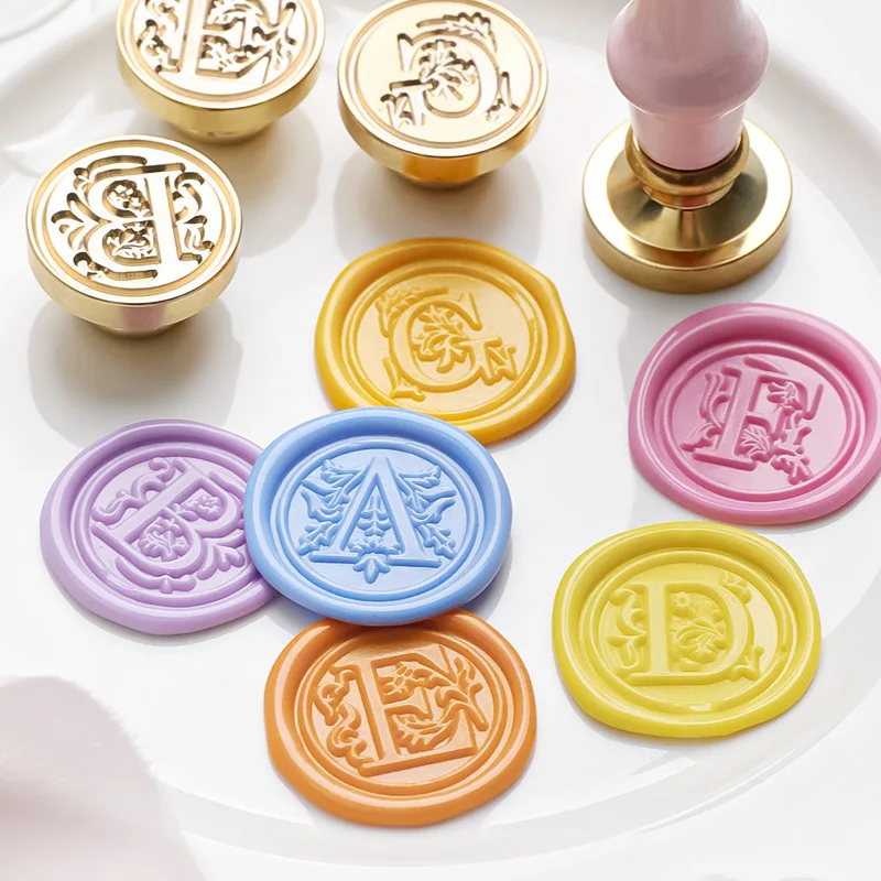 1pc A- Z 26 Letters Wax Seal Stamp DIY Alphabets Sealing Seals Stamps Letter Head For Scrapbooking Wedding Invitation