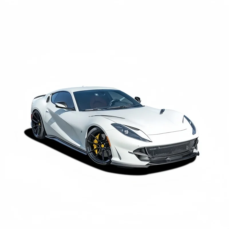 تم ترقيتها إلى طقم هيكل من ألياف الكربون الجافة من Novi Style لـ Ferari 812 Ultra Fast GTS أجزاء الناشر الأمامي والخلفي #3