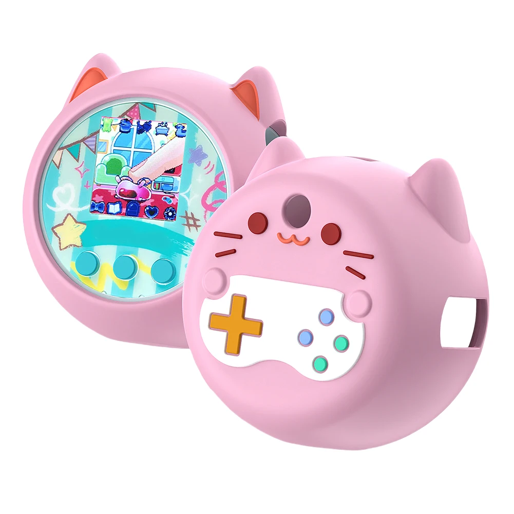 Funda de silicona cubierta de piel suave anticaída para Punirunes juguete Digital interactivo para Punirunes accesorios electrónicos virtuales para mascotas