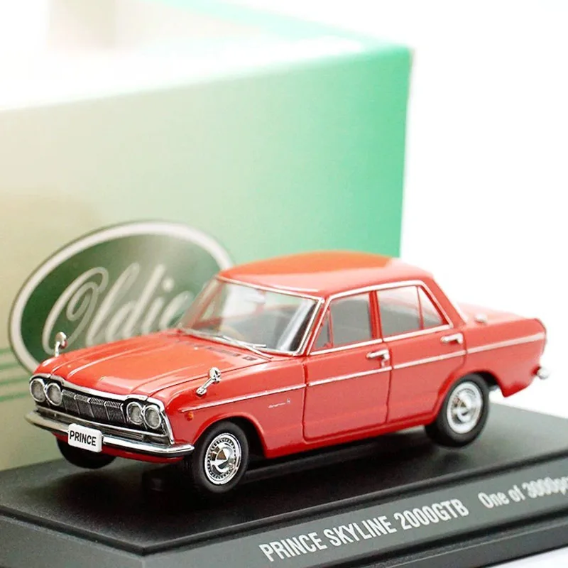 1:43 Scale Nissan Prince Skyline 2000gt Simulation Alloy Car Model Children's Hobby Die-cast Gift Decoration Collection Display