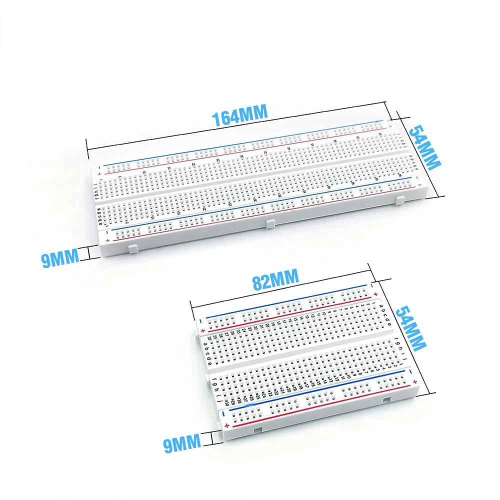 1 pz 830 punti 400 punti breadboard senza saldatura per blocchi di collegamento distribuzione Proto Shield