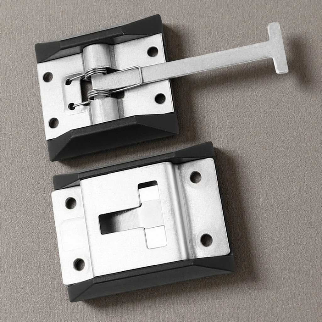 

2 комплекта грузового экрана из нержавеющей стали, экран для автофургона, держатель дверной защелки, комплект контейнеров, фурнитура, ветровые крючки, дверная защелка