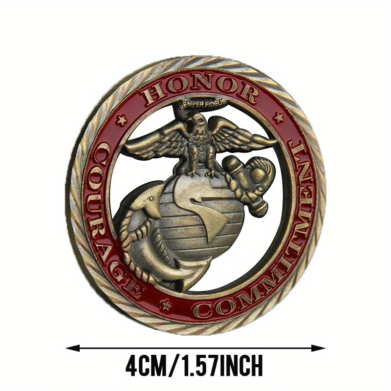 Commemorative Coin US Marine Corps Military Challenge Coin - Image 4
