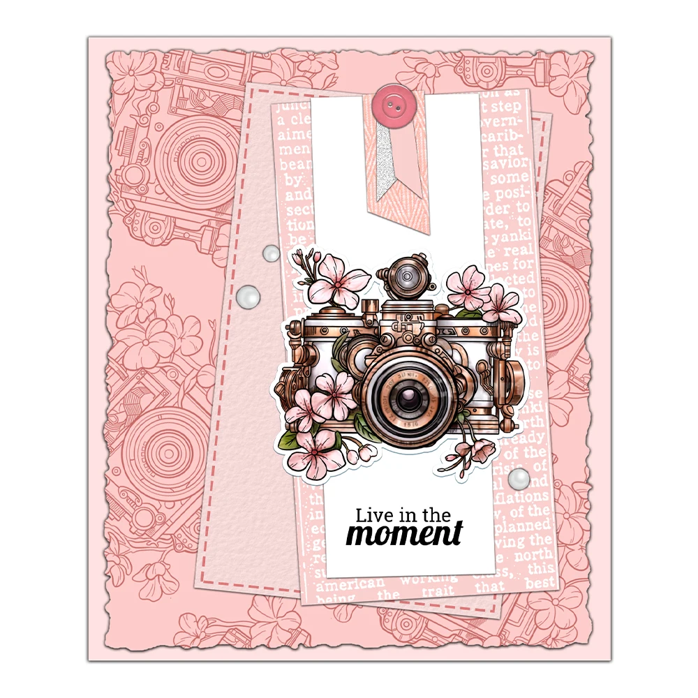 Mangocraft wiosenny dzień kwiaty i stemple do aparatu fotograficznego DIY Scrapbooking dostarcza pieczęć silikonowa do dekoracji albumów tworzenie