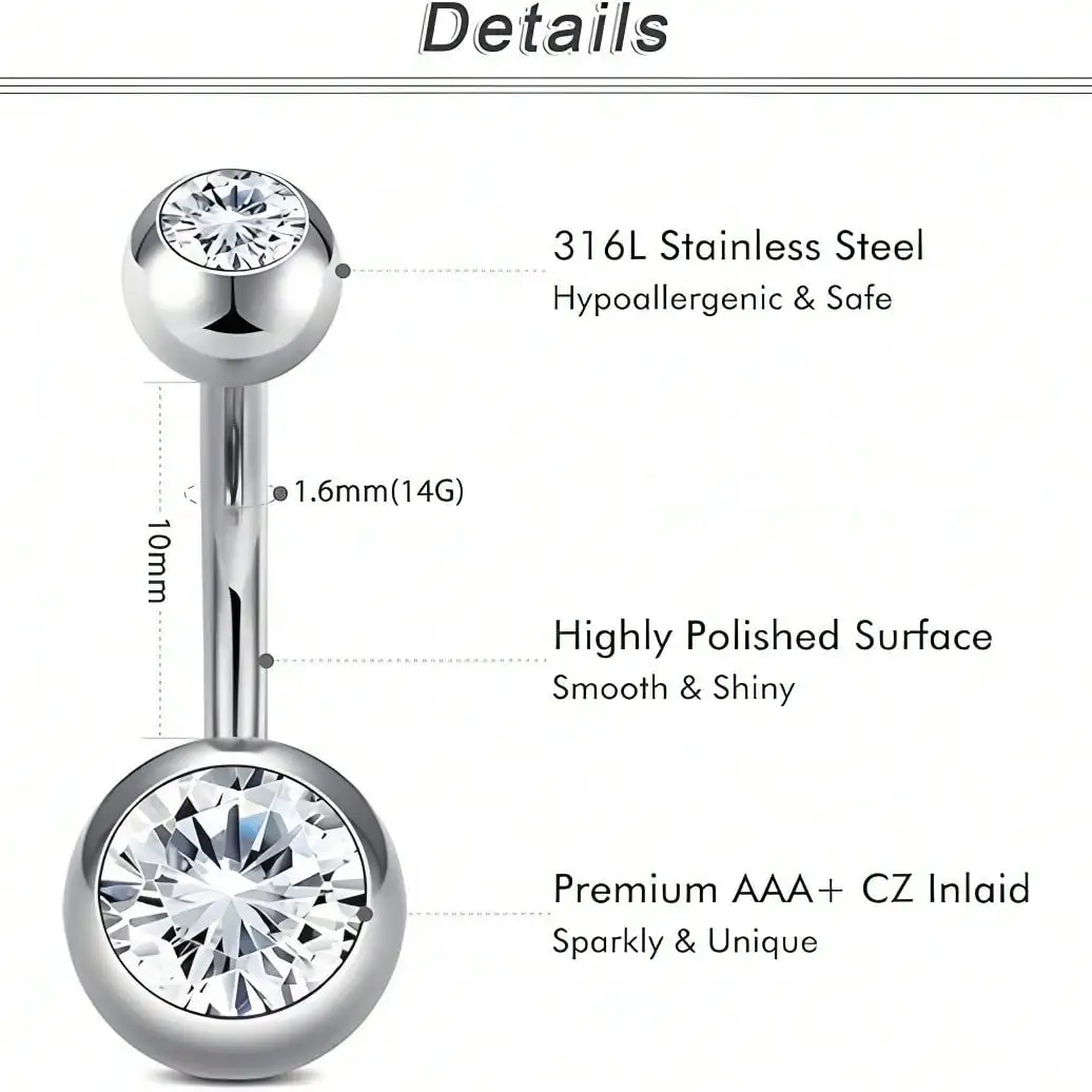 Thumbnail 4 - #7 Highest Rated Belly Button Rings to Buy in 2026