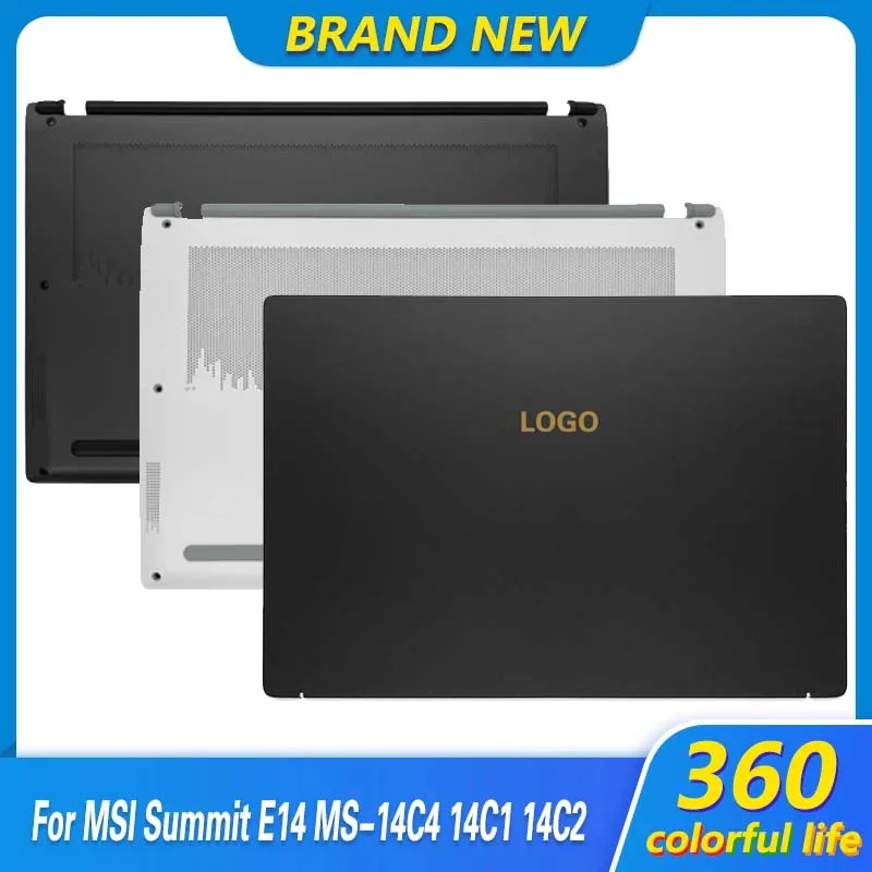 Original New Top Cover For MSI Summit E14 MS-14C4 14C1 14C2 Laptop LCD Screen Back Cover Lower Bottom Case 14.0 Inch