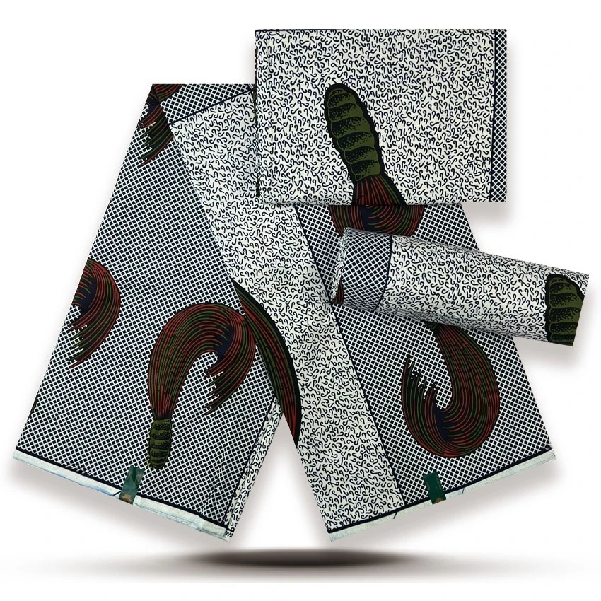 

6 ярдов, высококачественная восковая ткань для женщин, платье, набедренная повязка, африканский воск, 100% хлопчатобумажная ткань с восковым принтом