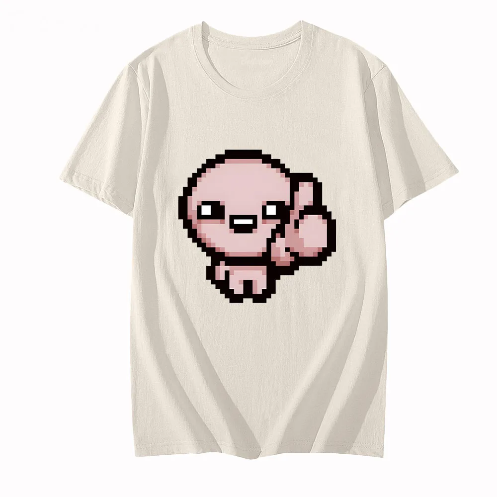 The Binding of Isaac 2025new T-shirt Cotton Comfortable Tee-shirt Short Sleeve Cartoon Round Neck Tshirt Funny Футболки Clothing