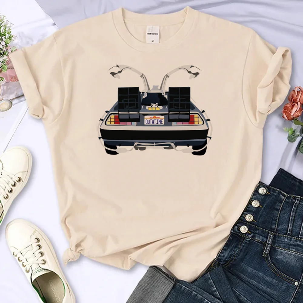 Back to the Future t shirt women manga t-shirts female graphic clothing