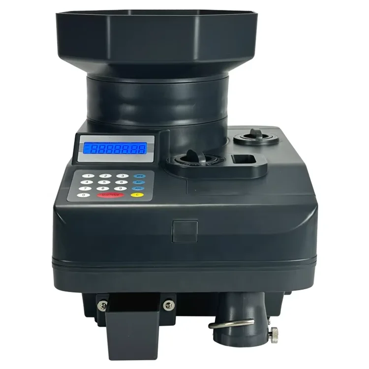 Big Capacity 11000 Coins High Speed 2300pcs/min Counting Machine Electronic Automatic Euro Us Coin Counting Machine Coin Sorter