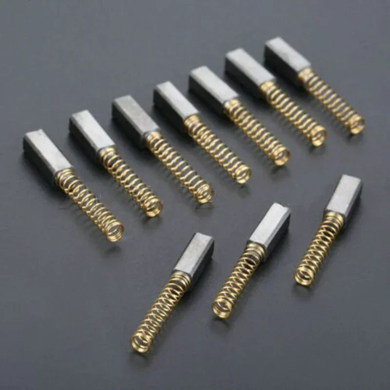 50Pcs Home Sewing Machine Graphite & Copper Wire Carbon Motor Brush Pack Parts Machine Parts  Attachments Accessories