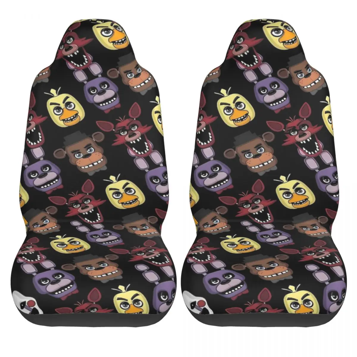 

A-Five A-Nights At A-Freddy Car Seat Covers Polyester Comfort Auto Seat Covers 2 Pcs Pretty Vehicle Cover