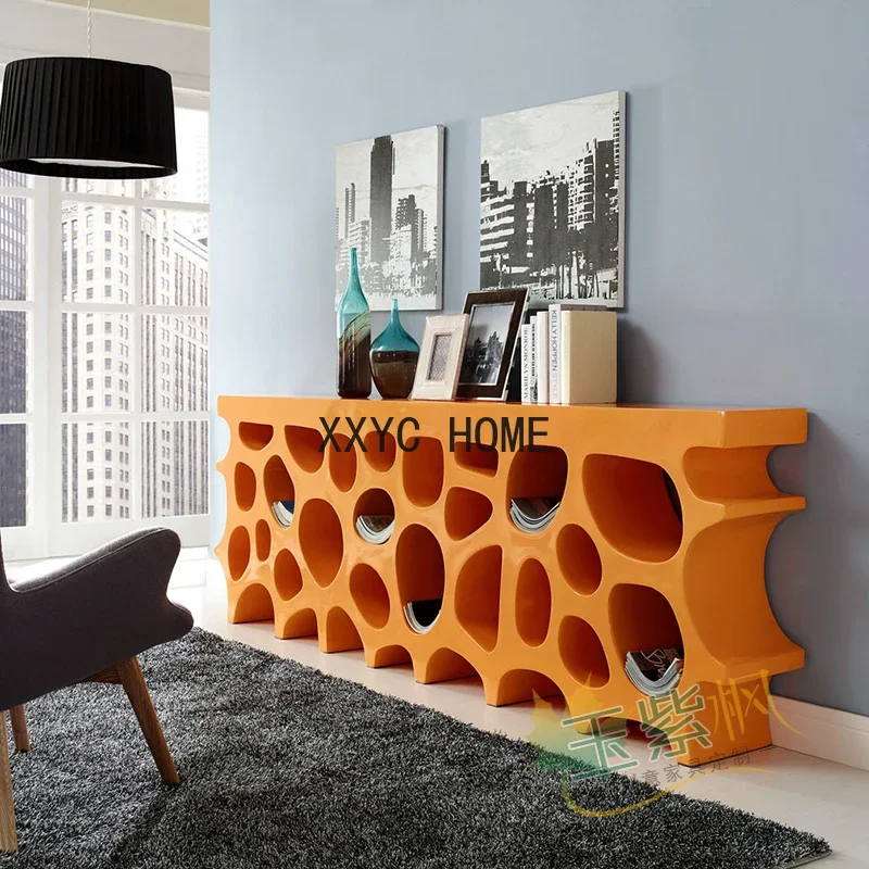 

Light Luxury and Simplicity Modern Creative Entrance Cabinet Hall Cabinet