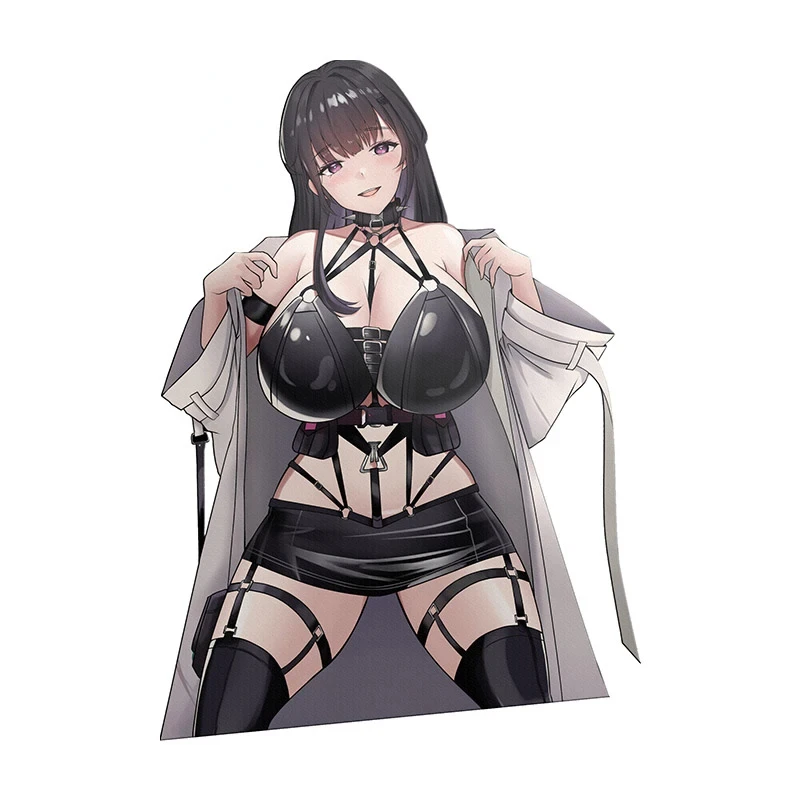 

For Mihara Nikke Goddes of Victory Slap Peek NSFW Car Stickers Simple Decals Creative Car Door Protector