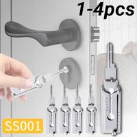 1-4pcs SS001 Key Decoder Tool Pickup Hand Tool Stainless Steel Precision Tool O-ring Pickup Kit Maintenance Repair Kit ﻿