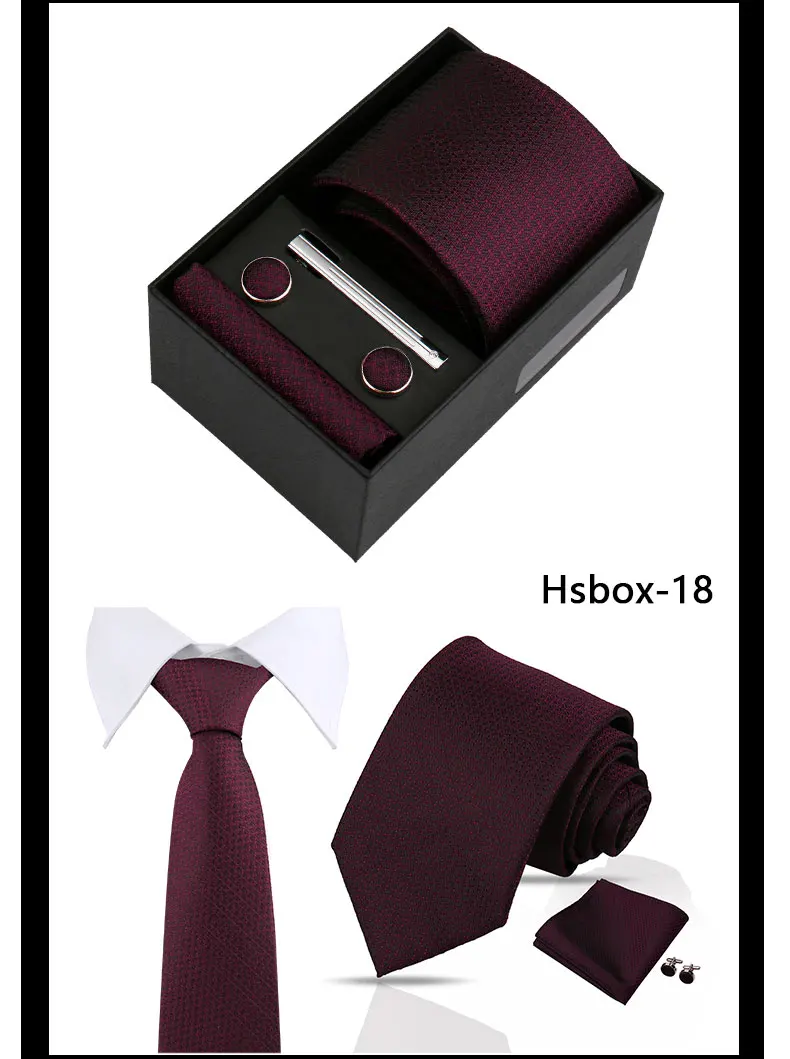 Modische Krawatten für Herren, Paisley-Krawatte, Geschenkbox-Set, originelle Geschenke für Herren, hochwertige Krawatte, Business-, Hochzeits- und Anzug-Accessoires – Detail 22