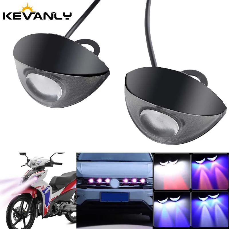 

2pcs LED Motorcycle signal lights Strobe light Turn signal Warning indicator lights Motorcycle led taillights Driving lights 12V