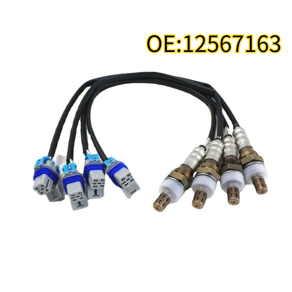 

For 4pcs 12567163 Bosch Oxygen Sensor for Cadillac Chevy GMC Hummer Isuzu Oldsmobile Pontiac