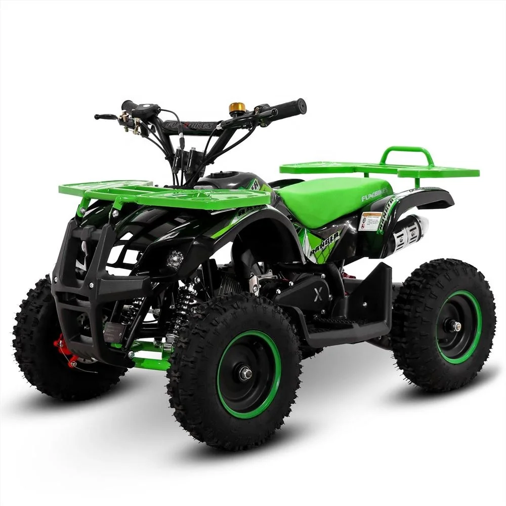 Hot Selling Motor 2 Stroke Kids Quad Bike 50cc Automatic 36V Chain Drive Gas ATV 6inch