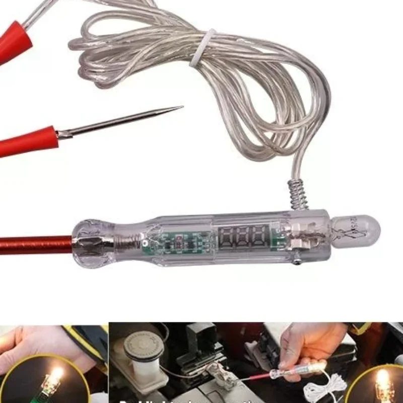 

NEW 6V-36V Electrical Voltage Tester Pen Probe Lamp Dual-color LED Light Auto Car Light Circuit Tester Auto Circuit Repair Tools