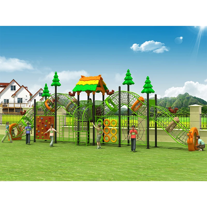 Outdoor Playground Equipment Large Combination Slide Outdoor Expansion Climbing Frame For Children In Kindergartens