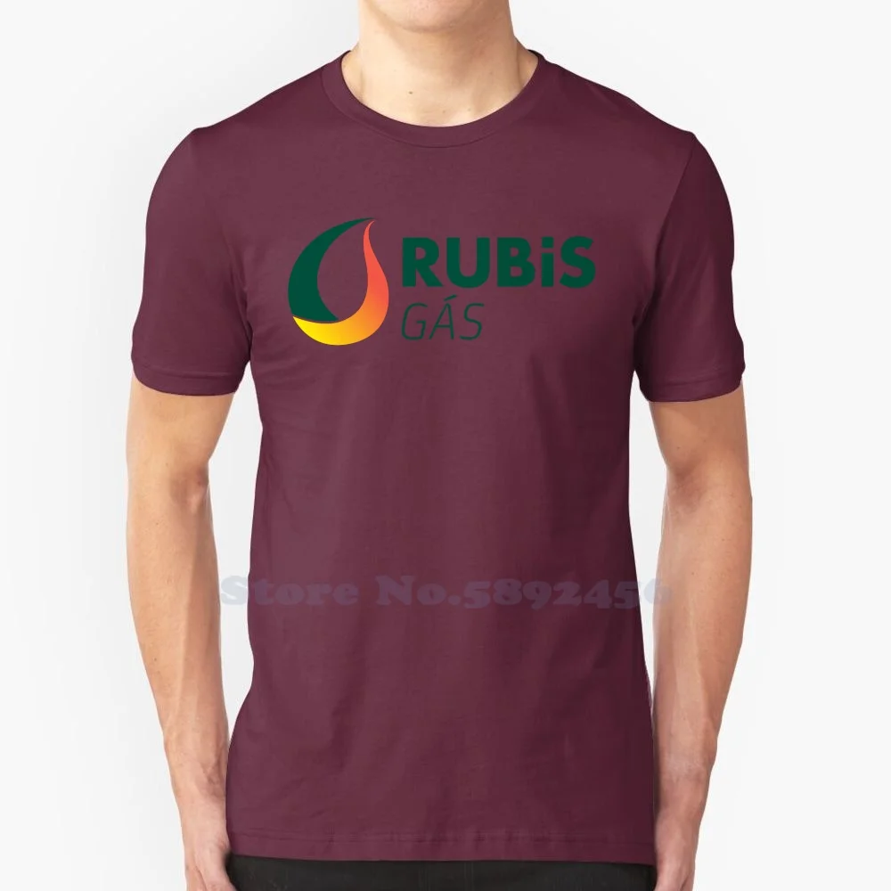 Rubis Gas Logotipo-700x282 Brand Logo Streetwear T Shirt Top Quality Graphic Tees