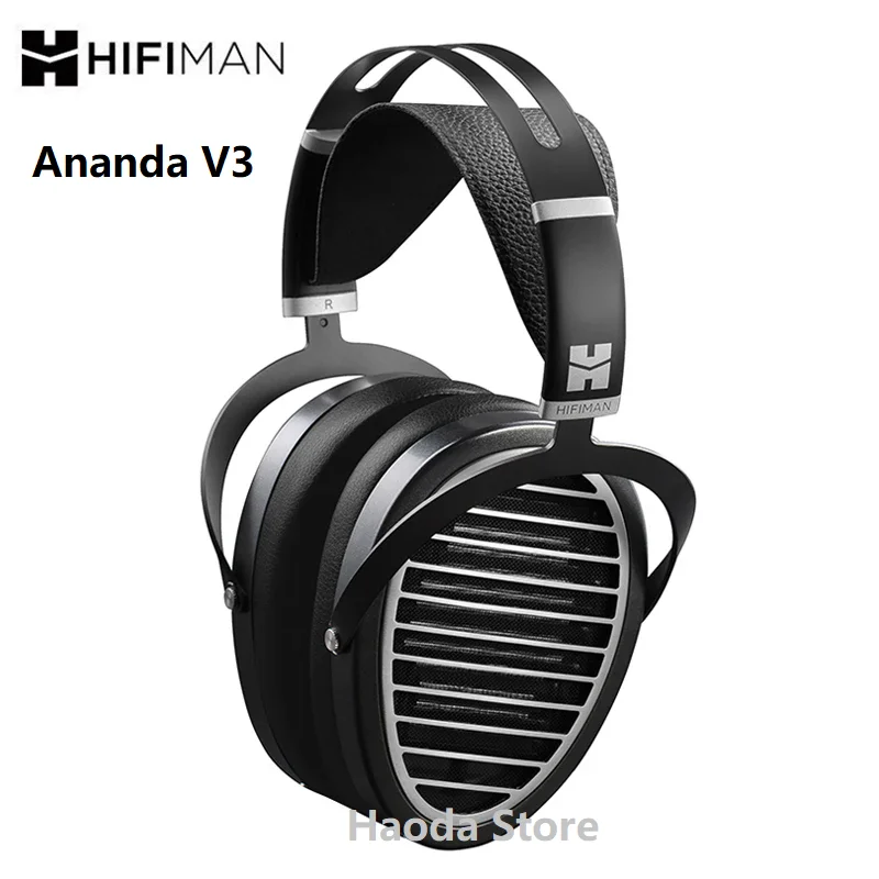 الأصلي Hifiman Ananda سماعة V3 الشبح المغناطيس سماعات مفتوحة الظهر الإفراط في الأذن سماعات كاملة الحجم مستو المغناطيسي Hifi سماعة