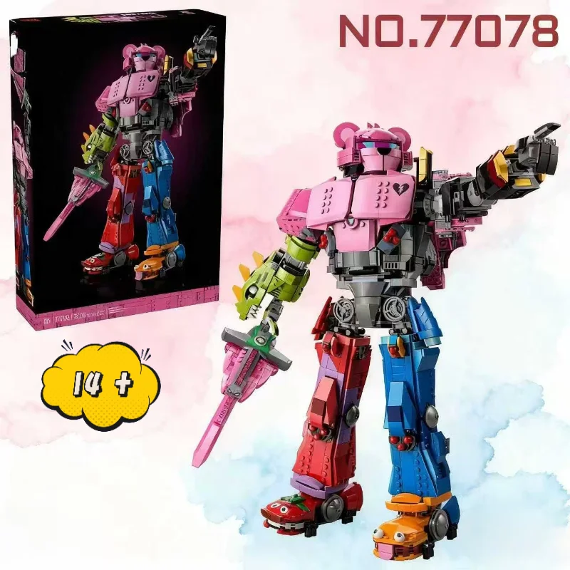Disney 2503 pièces FIT 77078 Mecha Leader de l'équipe blocs de construction modèle briques anniversaire cadeaux de noël jouets d'ornement pour enfants adultes