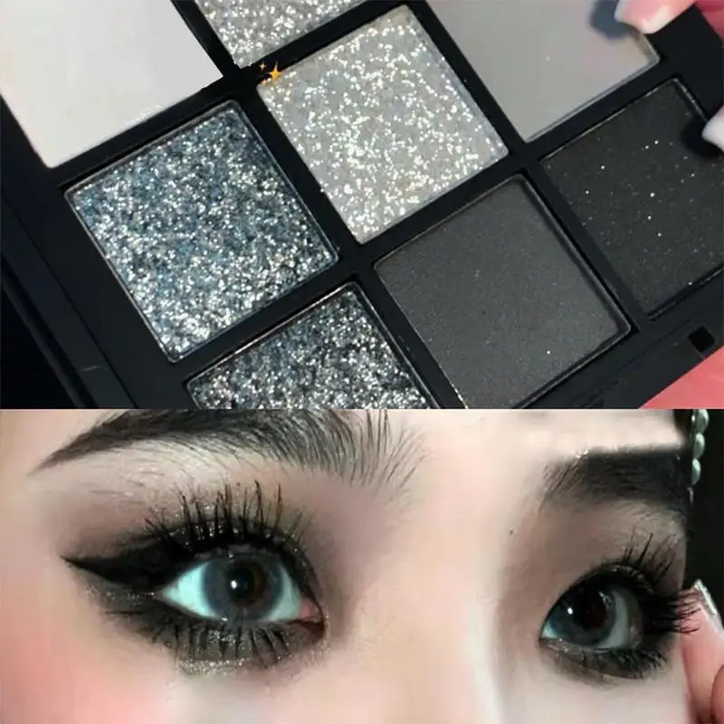 Palette de maquillage pour les yeux Smokey, 12 couleurs, noir, argent, naturel, accessoires de maquillage pour les yeux, entreprise