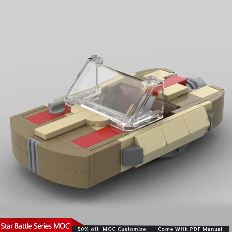 147 pièces Star Battle X-22 Landspeeder MOC personnaliser bloc de construction modulaire Design créatif éducatif bricolage Festival jouet cadeau