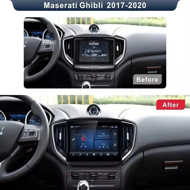 Android 11 For Maserati Ghibli 2017-2020 Multimedia Player Carplay Stereo DSP Car Radio GPS Navigation Tape Recorder Head Unit