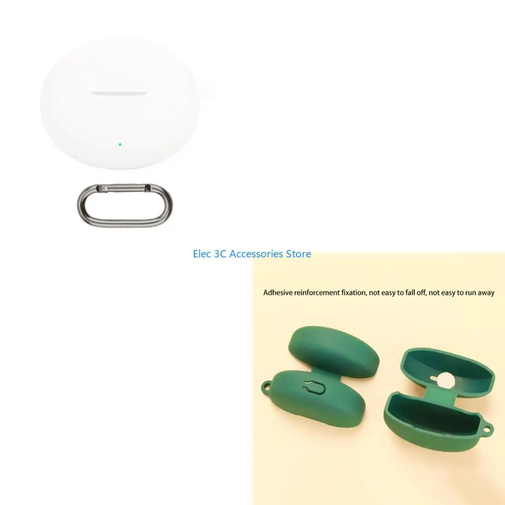 

Y51A Headphone Cover Shockproof Housing Skin-friendly Guard Washable Shell Nonslip for Buds 4 Keep Safe From Accidental Drop