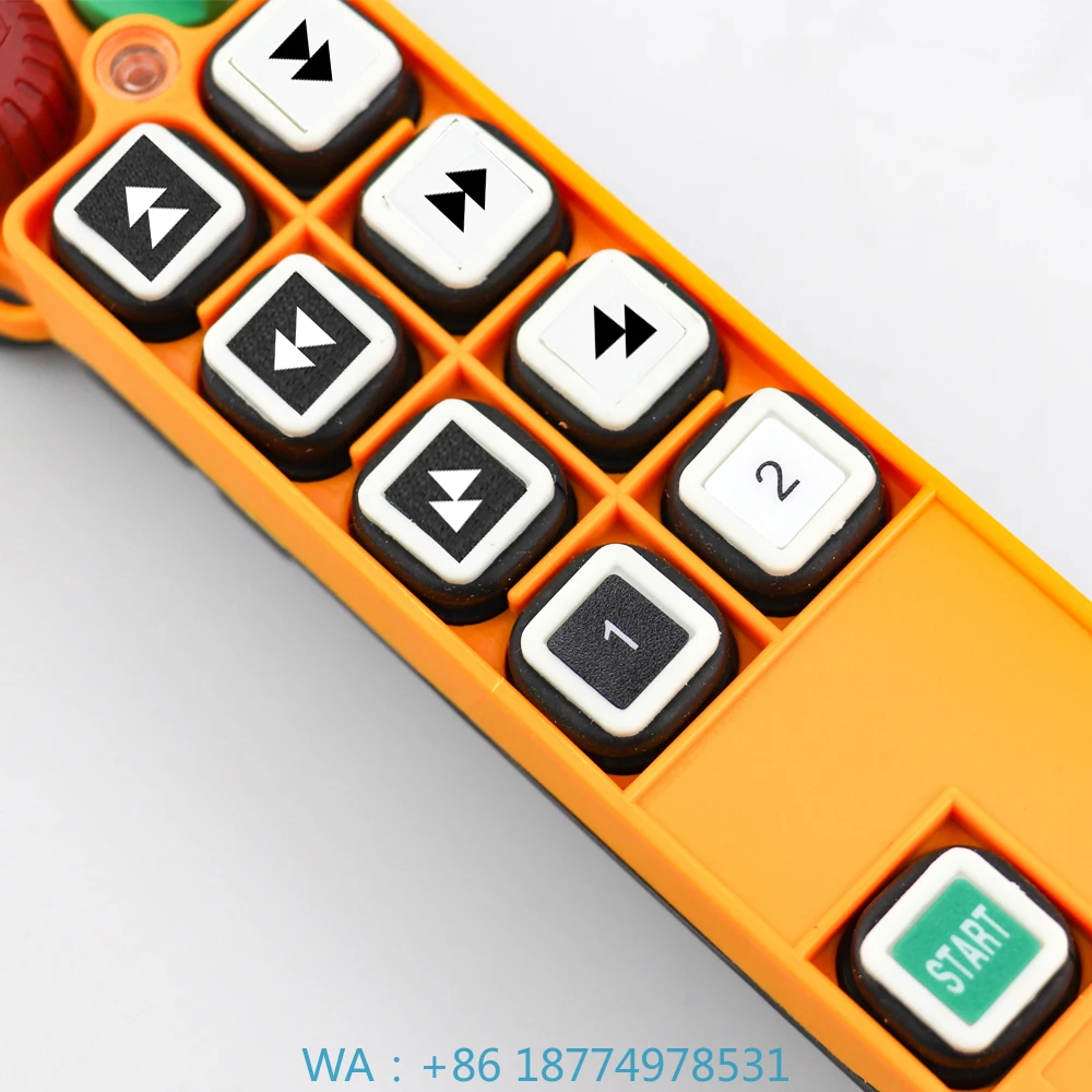 36V/220V/380V/12V/24V for Crane Hoist Remote Control F24-8D Dual Speed Crane Remotewireless Radio Remote Control