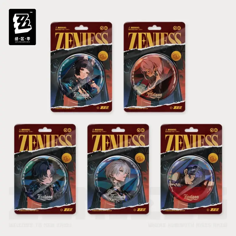 

[Genuine] miHoYo Game Zenless Zone Zero Hoshimi Asaba Tsukishiro Badge Laser Ticket Mouse Pad Save The Poster Cosplay Xmas Gifts