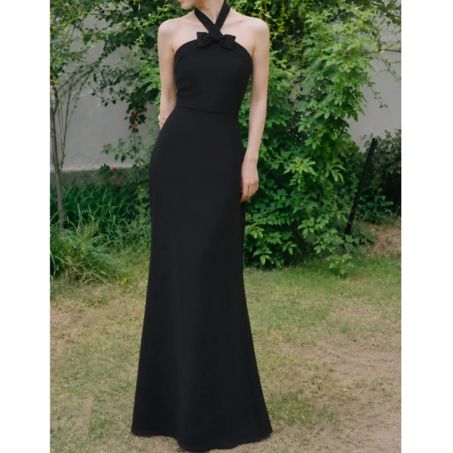 nouvelles-robes-de-soiree-formelles-noires-classiques-robe-de-soiree-sexy-a-col-halter-et-dos-nu-robes-sirene-Elegantes-et-simples-personnalisables