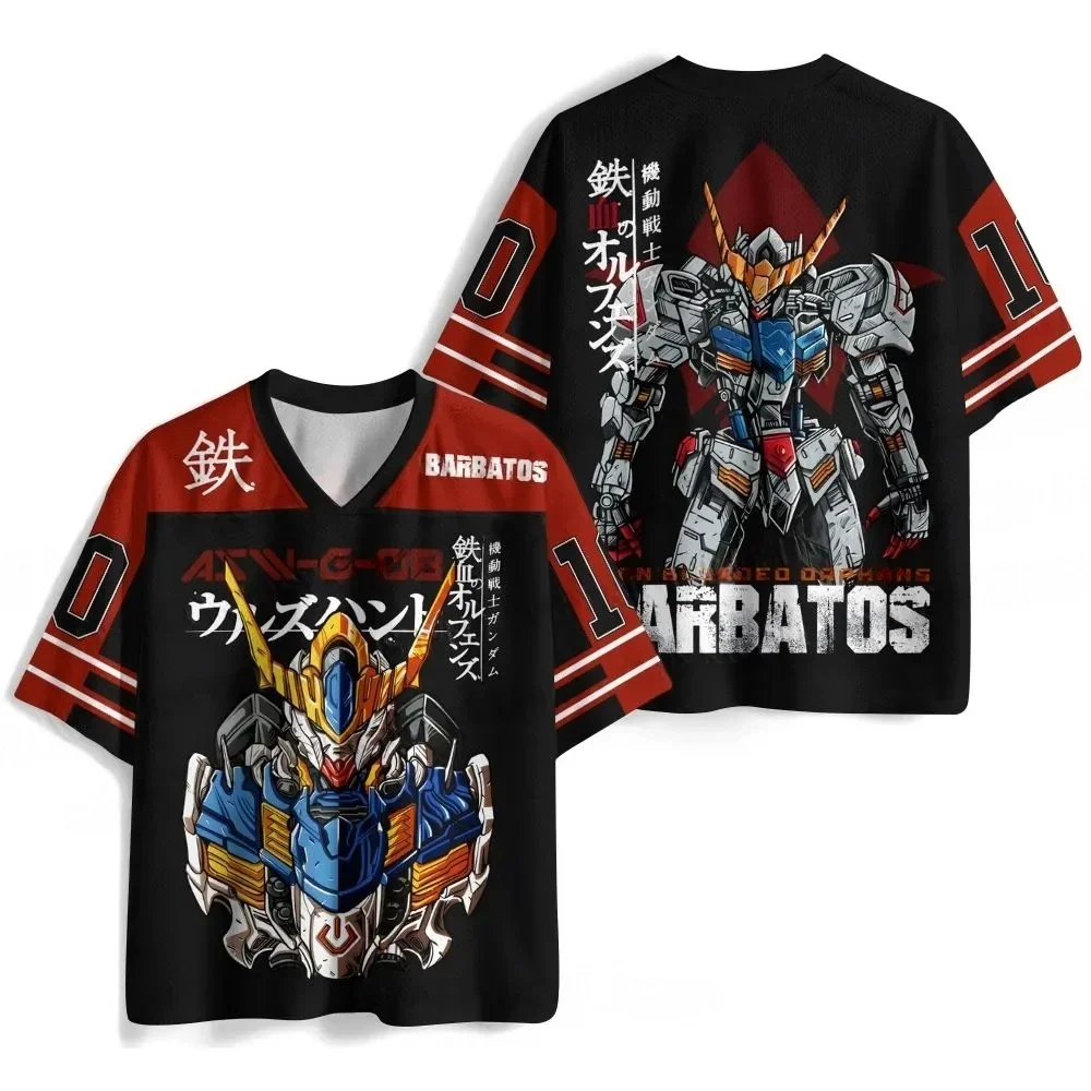 Bandai RX-0 Unicorn Gundam Anime T-Shirt, Mesh-Jersey-T-Shirt mit Destroy Mode-Aufdruck, schnell trocknendes, atmungsaktives Oberteil für Männer, Frauen, Kinder – Detail 2