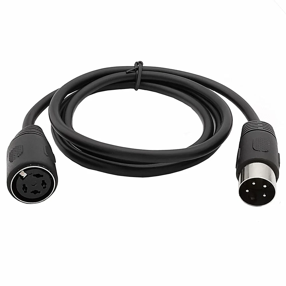 Cable Din de 4 pines para coche, interfaz de teclado antiguo, arnés médico midi, cable de datos DIN grande