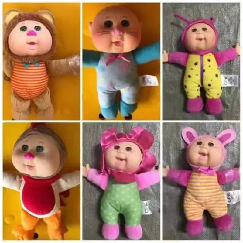 Parche de repollo Vintage raro de 18cm, muñeca bebé para niños, parche de repollo, muñeca Reborn, juguete para jugar a las casitas, colección de regalos de Navidad para niños